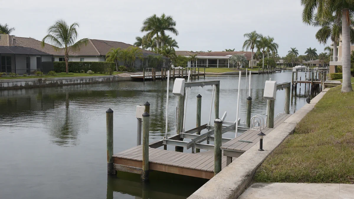 Waterfront repair planning at a Naples waterfront dock
